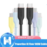Anker Powerline III Flow 100W USB C to USB C Cable 100W Type C Charging Cable Fast Charge