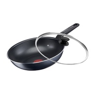 Tefal 特福 戰神系列 不沾小炒鍋 附玻璃蓋 B5821902  1組  28cm