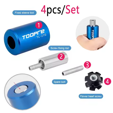 1Set bicycle fork installer head tube sleeve tool, bicycle fork star nut installer, insert tube bicy