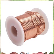Copper Wire, 99.9% Soft Pure Bare Copper Wire for Gardening, Electroculture,16 Gauge/ 1.3 mm Diamete