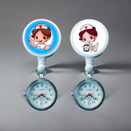 Stretchable Hospital Nurse Telescopic Table Pocket Chest Watch Nurse's Watch Doctor's Pocket Watch Cute Exam Cartoon Watch