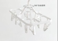 Foldable clothes drying rack 16 夹晾衣架[防風扣]