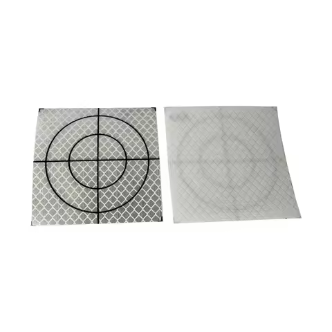 100pcs Size 20 30 40 50 60 80mm Reflector Sheet For Swiss Total Station Survey Geography White Targe