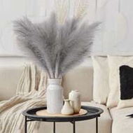 10/20/30/40 Pcs Artificial Pampas Grass, 54 Cm (21.27 Inches) Tall. Fluffy Silk Artificial Pampas Gr