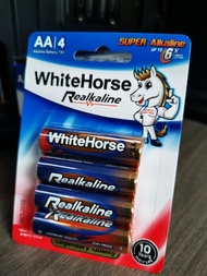 ถ่าน ม้าขาว อัลคาไลน์ AA ถ่านไฟฉาย ถ่าน 3A / 2A / LR03 / LR6  ถ่านรีโมท ของเล่น Alkaline Batteries p