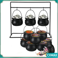 CVMAX Halloween Candy Bowls, Party Decoration Pumpkin Shape Witch Candy Bowls, Festive Halloween Fes