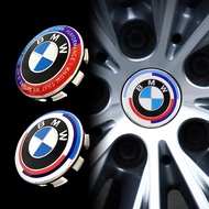 68MM BMW 50th Anniversary Edition Logo Wheel Hub Center Cover Car Modified Accessories for BMW X1 X5 3 Series 5 Series 7 Series