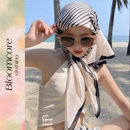 Square Scarf 70 x 70, Silk Turban - Luxurious Women's Fashion Accessory