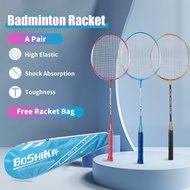 KADA Badminton Racket Original Set Full Carbon Light Durable Alloy Adult Gym Fitness with Raketa Bag