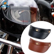 [Aternee] Motorcycle Helmet Sun Visor Vintage 3 Snap Peak Shield Lightweight Protector for