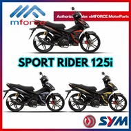 SYM SPORT-RIDER 125i SPORT RIDER 125 BODY COVER SET WITHOUT STRIPE (WITH STICKER) ORIGINAL SYM