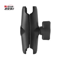 NSTAR Knight Universal Metal Motorcycle Phone Holder Ball Head Clip 1 Inch Connecting Rod 9 Cm Arm f