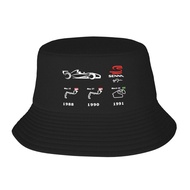 Racer Black Ayrton Senna Fisherman's Hat Bucket Hat