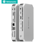 Yottamaster 40Gbps Thunderbolt 4 Dock [ผ่านการรับรองจาก Intel] 12 in 1 USB C Thunderbolt Hub พร้อมกา