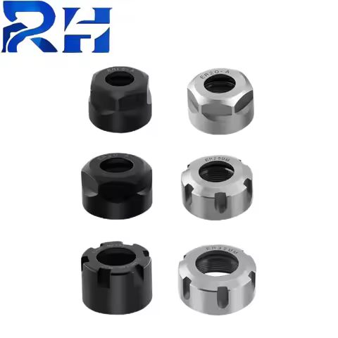 High-precision ER11A ER16M ER20ER25UM Nut Lengthens ER32 Nut 40 Chuck, Handle, Cap Engraving Machine