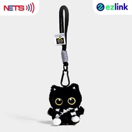 Black Cat Plush EZ-Link Charm/NETS Flashpay Charm (Exp:2031)