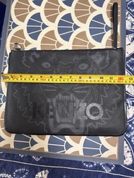 KENZO 黑色老虎頭手拿包