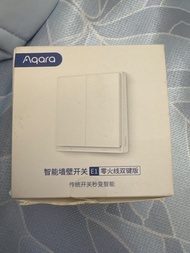 全新 Aqara 智能牆壁開關 E1 零火線雙鍵版