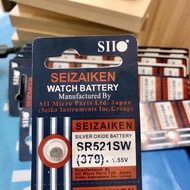 Pin đồng hồ Seizaiken SR521SW 521 379 chính hãng Seiko Japan vỉ 1 viên