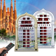 ▨●✽Islamic Azan Wall Clock Alarm Calendar Muslim Prayer Ramadan Decor Xmas NEW ALLINONE