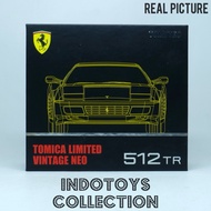 Tomica Limited Vintage Neo ~ Ferrari Tesarossa 512TR Yellow