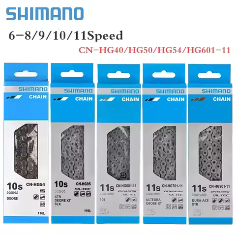 Shimano 9/10/11s Bicycle Chain Current 11v MTB Bike Accessories 8v 9v 10v 11v Current HG53 HG54 HG60