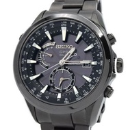 SEIKO ASTRON SBXA007 7X52-0AA0 男士手錶 GPS 太陽能收音機 黑色錶盤全黑