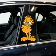 Garfield Car B Column Protective Film Creative Personality Stickers New Creative Cute Car Exterior D