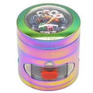 Dice Wholesale Colorful Grinder 63MM Manufacturer Zinc Alloy Four-Layer Wholesale Cover Metal with D