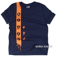 Kizzu T-Shirt Premium Cotton 30s Age 1-12 Years Old Navy-ggkids