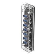 Orico Usb3.0 Hub 7 Port Transparent Hub - F7U-U3