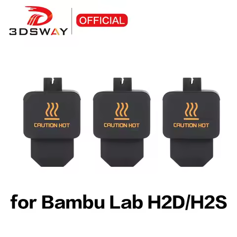 For Bambu Lab H2D H2S Silicone Socks Cover Heating Block kit nozzle for BambuLab 3D printer hotend h