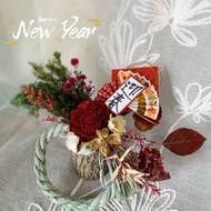 日式祈福索拉花注連繩 年節花禮