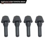 FLYTOP 4Pcs Car Center Console Storage Box Buffer Pad Armrest Rubber Cushion Pad Bumper For Toyota R