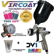DV1Ready Stock DeVilbiss Spray Gun DV1 with DV1-B PLUS HVLP-PLUS Air Cap Nozzle Size 1.3mm