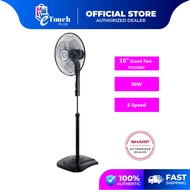 Sharp Stand Fan - Dark Grey/Light Blue Colour (16") PJS169GY/PJS169BL kIPAS BERDIRI