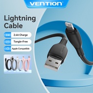 Vention Lightning Cable 2.4A Fast Charging Durable Cable with Strap for Apple iPhone/iPad Devices