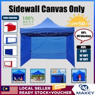 「Stock Ready In M’Sia」8x8 Ft Canopy Side Wall Only Transparent Canopy Fabric 10x10 Ft Canopy Side Wa