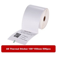 A6 Thermal Sticker Thermal Paper Air Waybill Shipping Label Consignment Note Sticker 100*150mm / 10*15cm 三防热敏标签纸