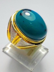 BACAN DOKO MEJIKO GULAU SINTETIS SUPER KRISTAL RING PERAK CROOM SWAS