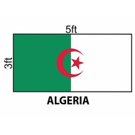 Algeria Flag 3x5ft, Bendera Algeria 3x5ft, Polyester
