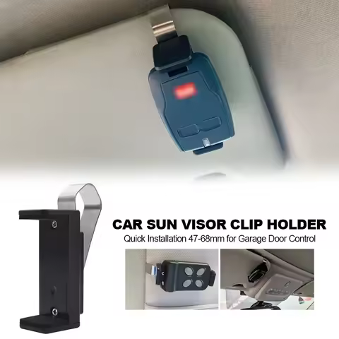 Car Sun Visor Clip Holder Garage Gate Remote 45-67mm Car Door Remote Control for Garage Door Control