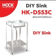 HOCK HK D553 C - 1-Hole Stainless Steel Sink