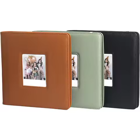 1pc Photo Album 288 Pockets for Holds Polaroid i-Type 600 SX70 & Fujifilm Wide Photos (Up to 9x11cm)