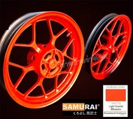 สีสเปรย์ซามูไร สีส้ม อมแดง 14/115 Light Scarlet สีมาตรฐาน สีส้ม Standard Colours Samurai 2k