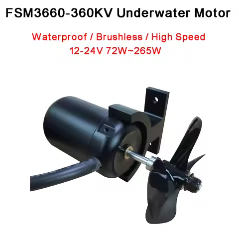 FSM3660-360KV Submarine Brushless Motor 12V-24V ROV Thruster Diving Equipment ModelUnderwater Propel