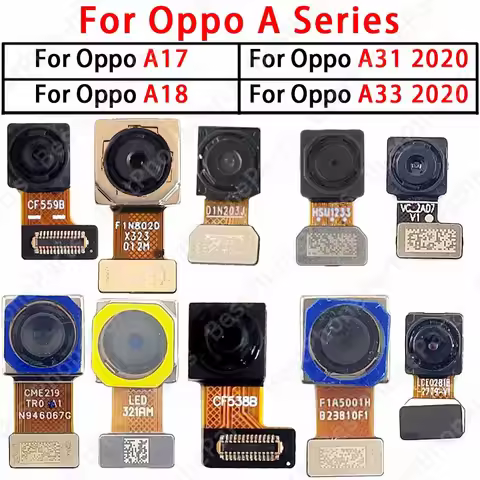 Selfie Front and Rear Back Camera For Oppo A17 A18 A31 2020 A33 2020 Camera Module Backside View Rep