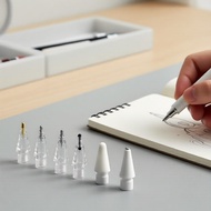 6Apple Pencil 1、2USB-C 6 Pek Nib Ganti Berwarna-warni untuk Apple Pencil 1/2/USB-C - Hujung Halus