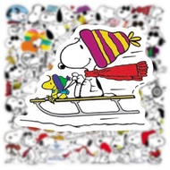 50pcs Snoopy Stickers for Water Cups Suitcases Laptops Journals Waterproof Stickers