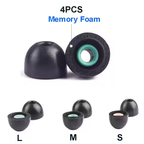 Memory Foam Ear Tips for Sony WF-C510 C500 WF-C700N WF-SP800N WF-XB700 WF-1000XM4 WF-1000XM3 LinkBud